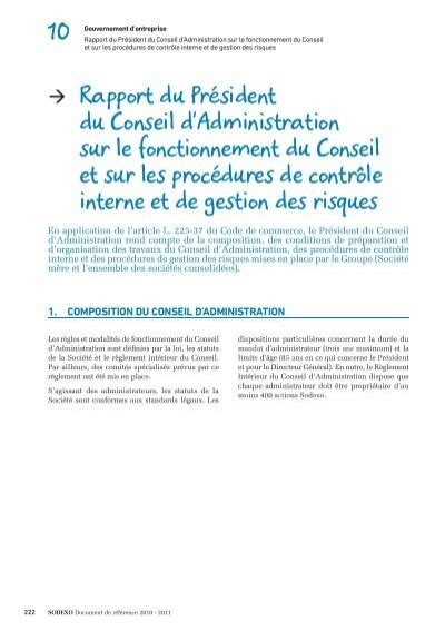 Rapport Du Pr