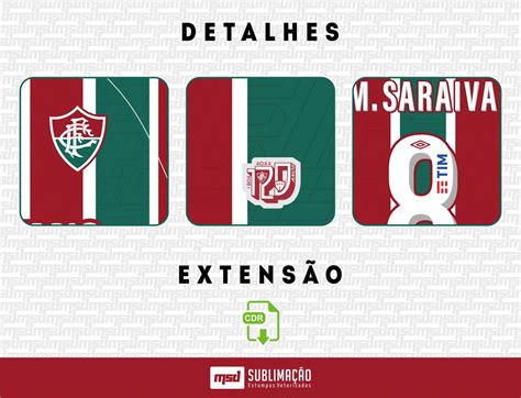 Arte Camisa Fluminense Titular Elo Produtos Especiais