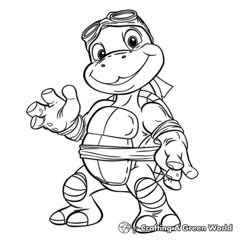 Donatello Coloring Pages Free Printable