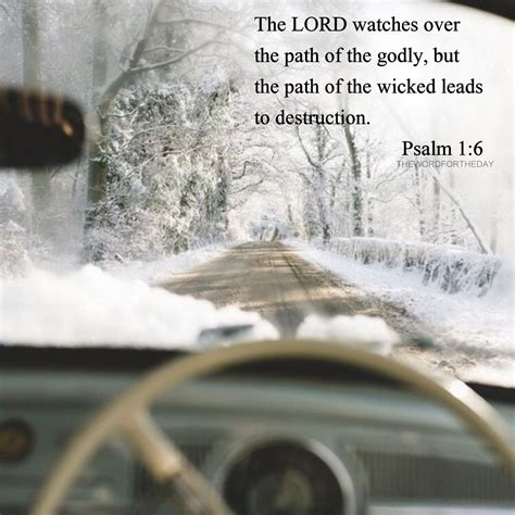 The Word For The Day Psalm 1 6 The LORD Watches Over The Path Of The