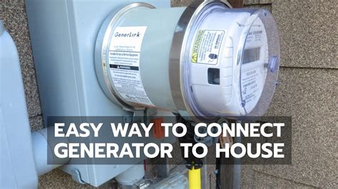 Generator Wiring To House