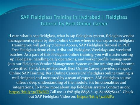 PPT SAP Fieldglass Overview SAP Ariba Fieldglass Demo Fieldglass