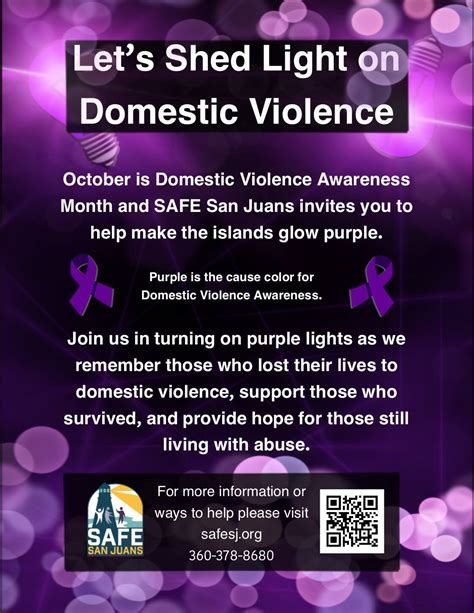 Shine A Purple Light On Domestic Violence Sponsored Post The