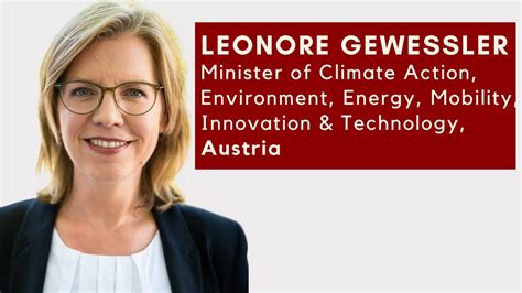 Leonore Gewessler Austrian Minister For Climate Action Energy