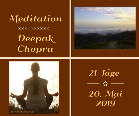 Deepak Chopra Meditation Bewusste Lebensweisen