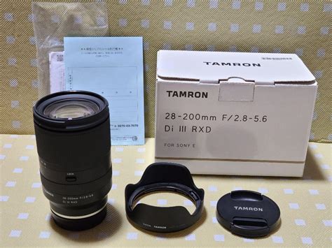 さいキズが 【値下げ済】タムロン 28 200mm F28 56 ソニーeマウント れはありま