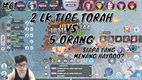 KVM 2 Lord Knight Tank Tipe Torah Vs 5 Players Ragnarok X Rox