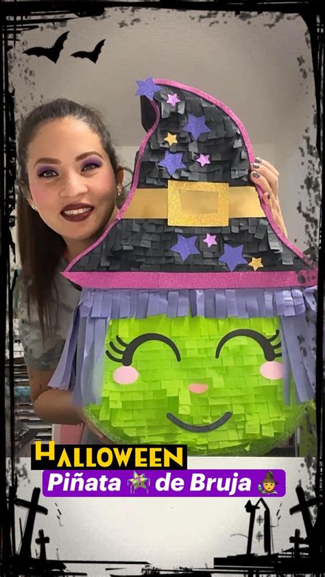 Pi Ata De Bruja Para Halloween En Pi Atas Pi Ata