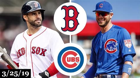 Boston Red Sox vs Chicago Cubs Highlights | March 25, 2019 | Spring ...