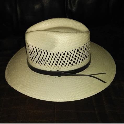 Stetson Digger Straw Vented Outback Hat Medium Gem
