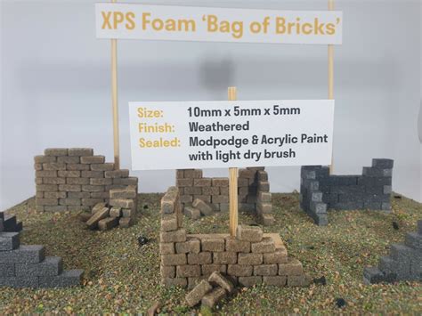 Xps Foam Bricks For Wargaming And Crafting Warhammer D D Terrain