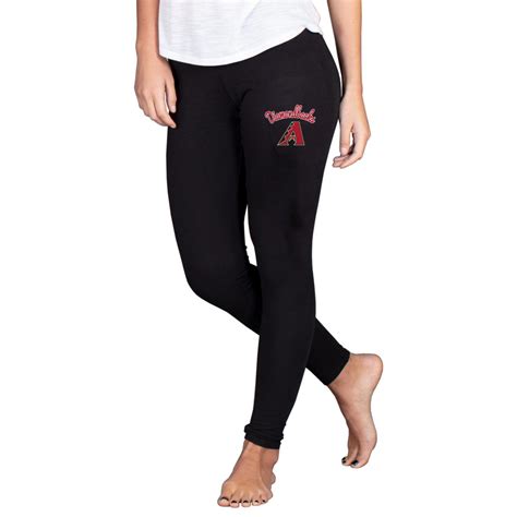 Officially Licensed MLB Fraction Women S Slounge Leggings Diamondbacks