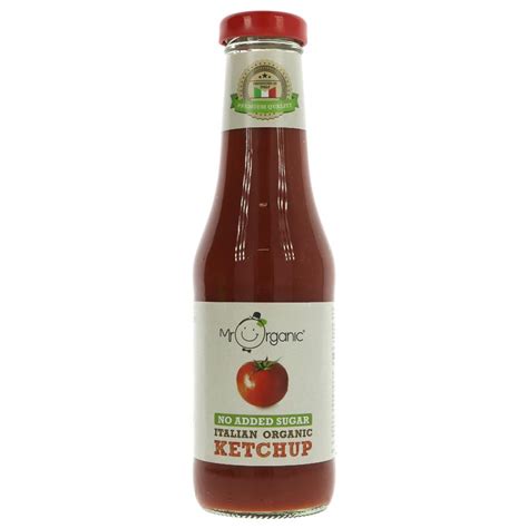 Mr Organic Sugar Free Ketchup G Organic Food Supplier