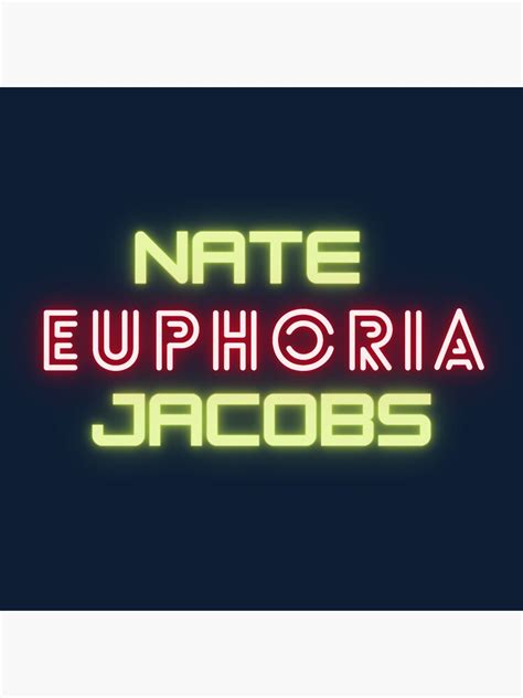 Euphoria Nate Jacobs Sticker For Sale By Diya Patel Redbubble