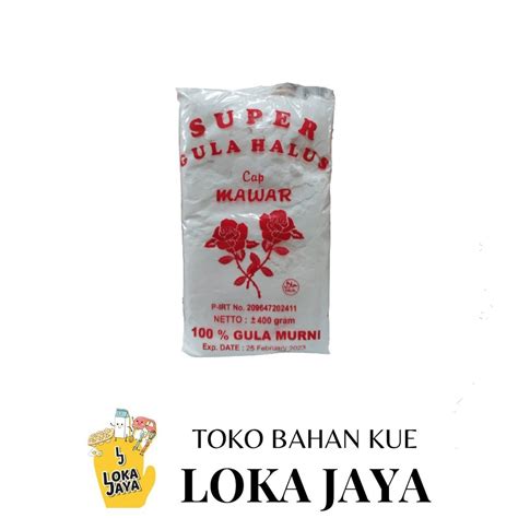 Jual GULA HALUS CAP MAWAR 400G Shopee Indonesia