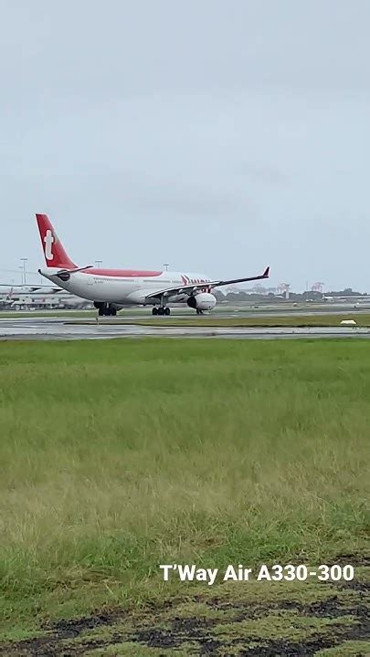 T’way Air A330 300 Taking Off From Sydney Airport Youtube