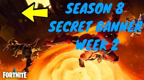 Fortnite SEASON 8 WEEK 2 DISCOVERY CHALLENGE SECRET BANNER LOCATION I