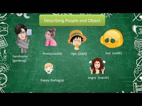 Materi Bahasa Inggris Sd Kelas Describing People And Object Youtube