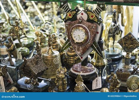 Moscow, Russia - January 10 2015 Souvenirs Made of Editorial Stock ...