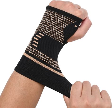 Dr Arthritis Doctor Developed Copper Infused Wrist Sleeve Support Brace Compression