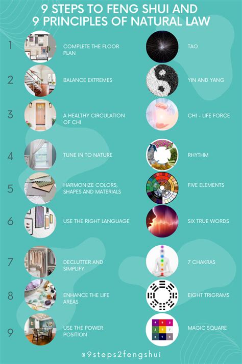 9 Steps To Feng Shui And 9 Principles Of Natural Law The Feng Shui