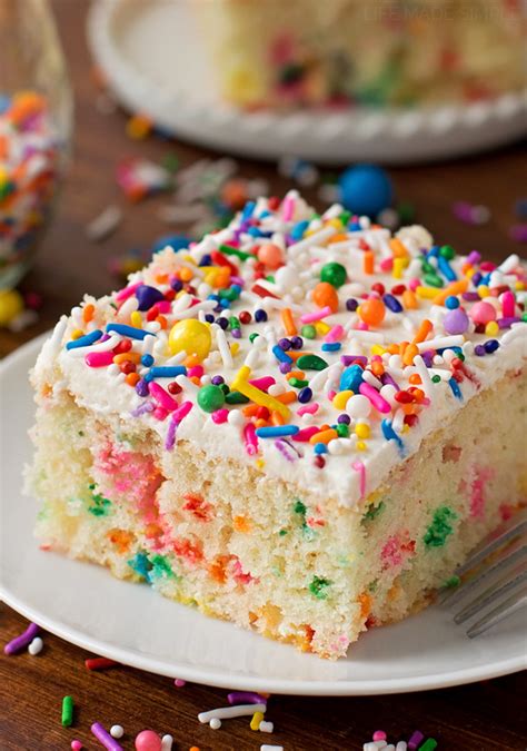 Homemade Funfetti Cake - Life Made Simple