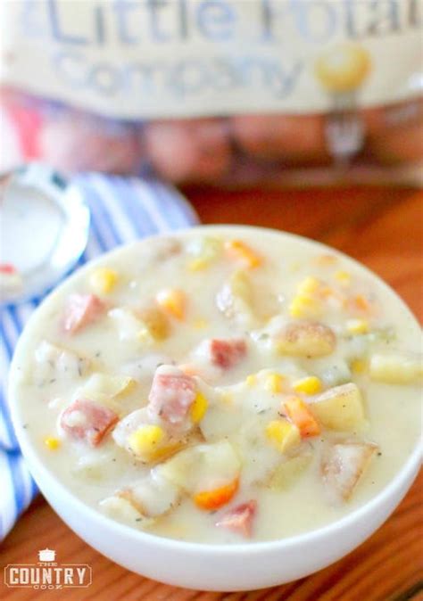 Ham And Potato Corn Chowder