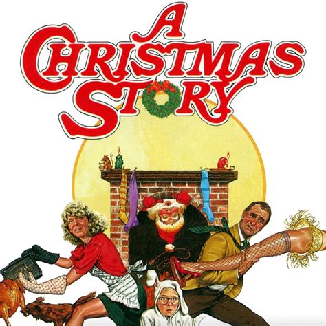 Download A Christmas Story Retro Poster Wallpaper | Wallpapers.com