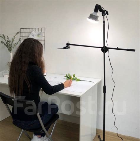 Штатив для телефона напольный с подсветкой, новый, в наличии. Цена: 5 ...