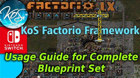 KoS Factorio Framework System How To Use My Blueprints WELCOME