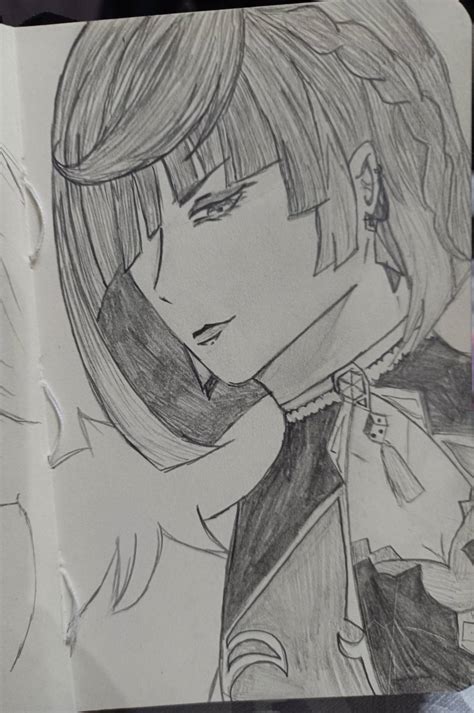 Yelan Fanart Sketch By Vatorux On Deviantart