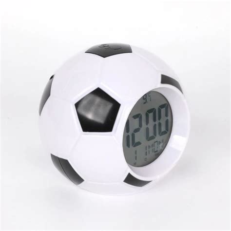 Réveil Horloge Réveil numérique de Football à LED veilleuse pour