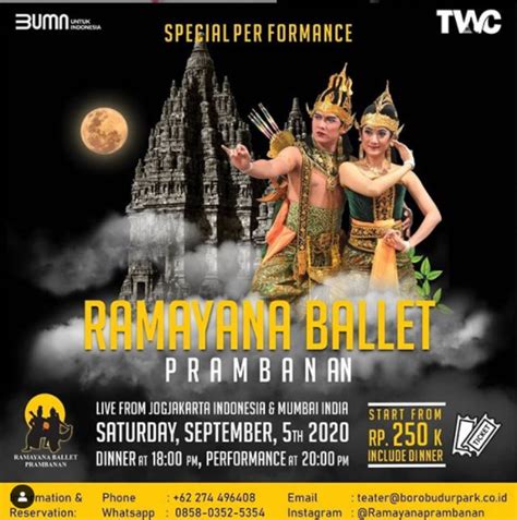 Exclusive Performance Ramayana Ballet Prambanan Pt Taman Wisata Candi