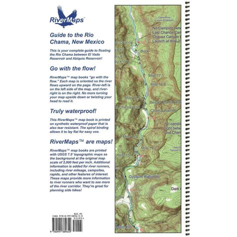 RiverMaps Guide to the Rio Chama River - Southwest Raft and Jeep