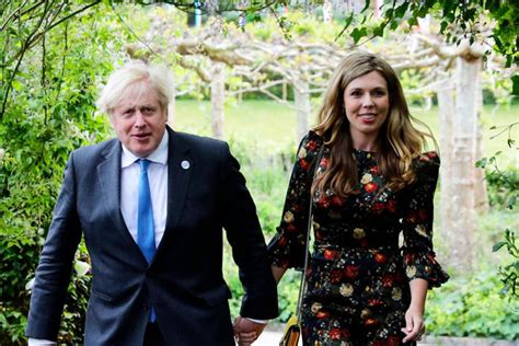 Boris Johnson Carrie Johnson Boris Johnson And Carrie Symonds Get