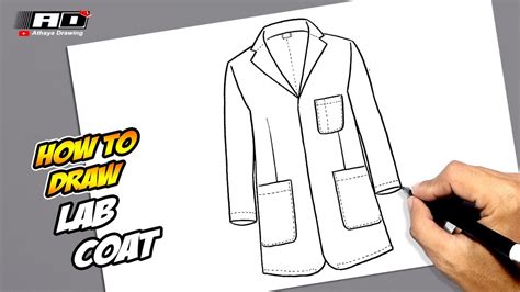 How To Draw Lab Coat Youtube