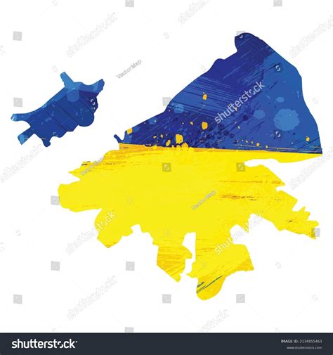 Vector Map Damascus Isolated Vector Illustration Stock Vector Royalty