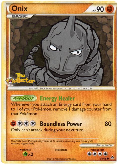 Onix - HS Unleashed #56 Pokemon Card