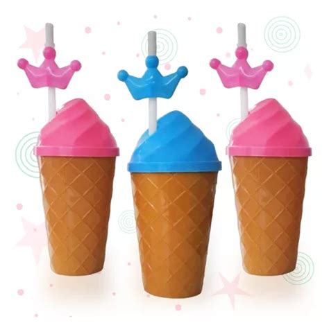 30 Vaso Helado Fiestas Reusable Tapa Popote Dulcero 450ml Envío gratis