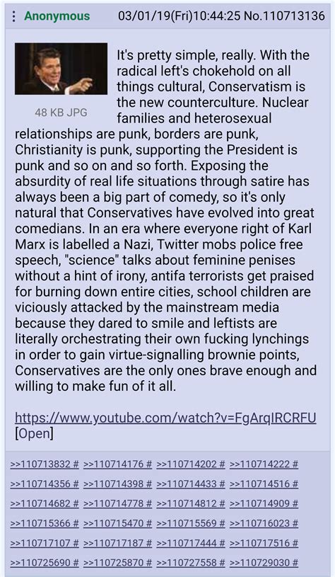 Conservative is the new counter culture : r/4chan