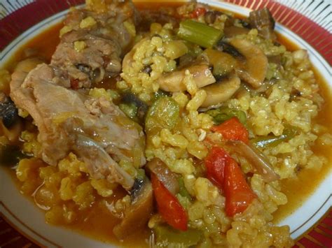 Arroz Caldoso Con Conejo Esparragos Y Champi Ones Cocina