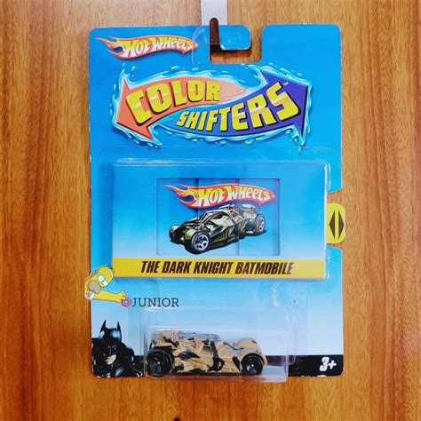 Hot Wheels Batmobile Batman Color Shifters Muda De Cor Na Gua Raro Carrinho Miniatura