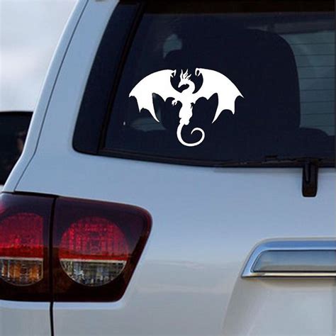 Dragon Decal Dragon Sticker Fire Dragon Decal Dragon Tumbler Decal