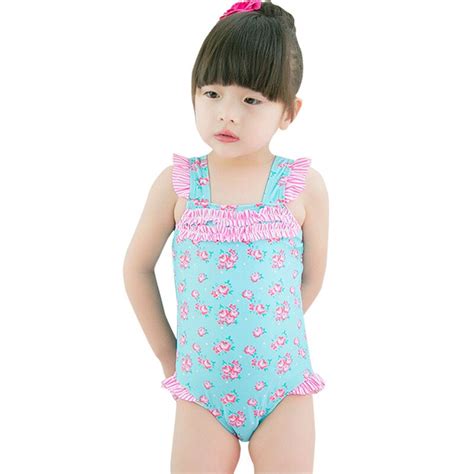 Dailiwei Baby M Dchen Floral Gedruckt Ruffle Bowknot Badeanzug Kind