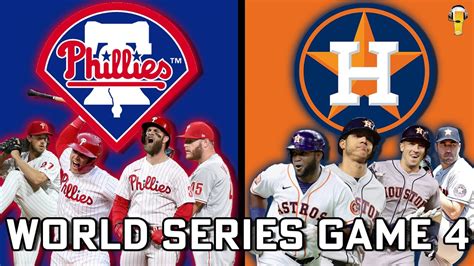 World Series Game 4 Phillies Vs Astros Mlb Picks And Predictions