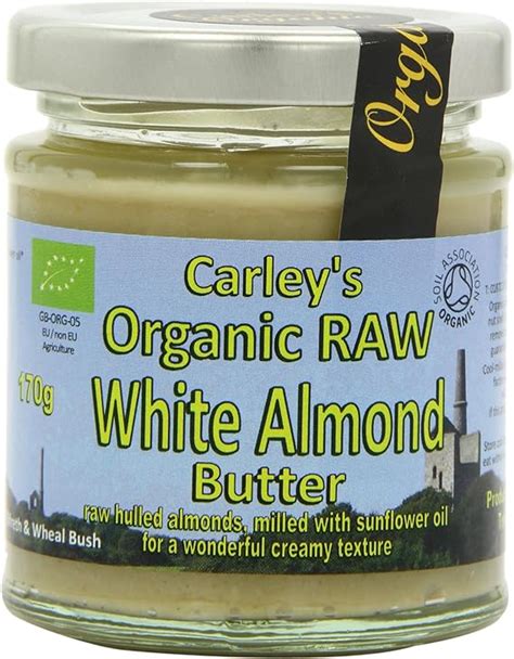 Carleys Raw Organic White Almond Butter G Pack Of Amazon Co Uk