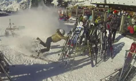 Start Your Day With The Greatest Ski Crash Of All Time Unofficial