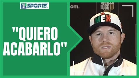 EXCLUSIVA La SENTENCIA de Saúl Canelo Álvarez para Gennady Golovkin