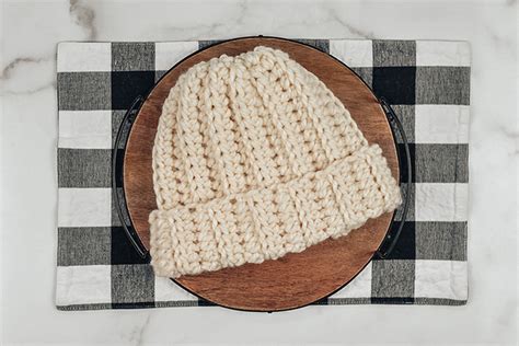 Easy Breezy Super Chunky Beanie Crochet Pattern The Turtle Trunk