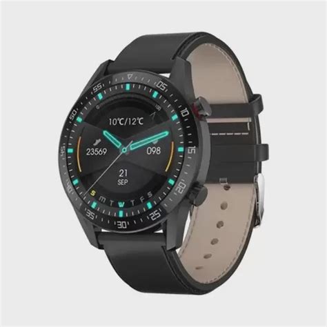 Rel Gio Smartwatch Blulory Glifo G Pro Lan Amento Preto Submarino